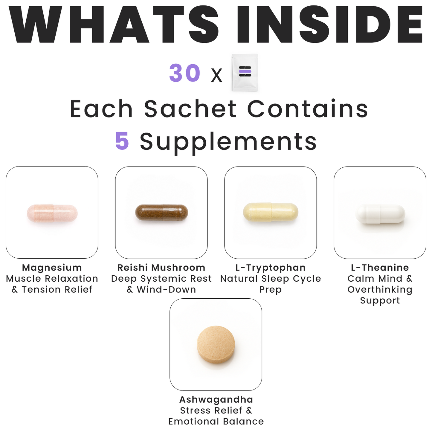 Unwind Daily Supplement Sachets | Supplestack®
