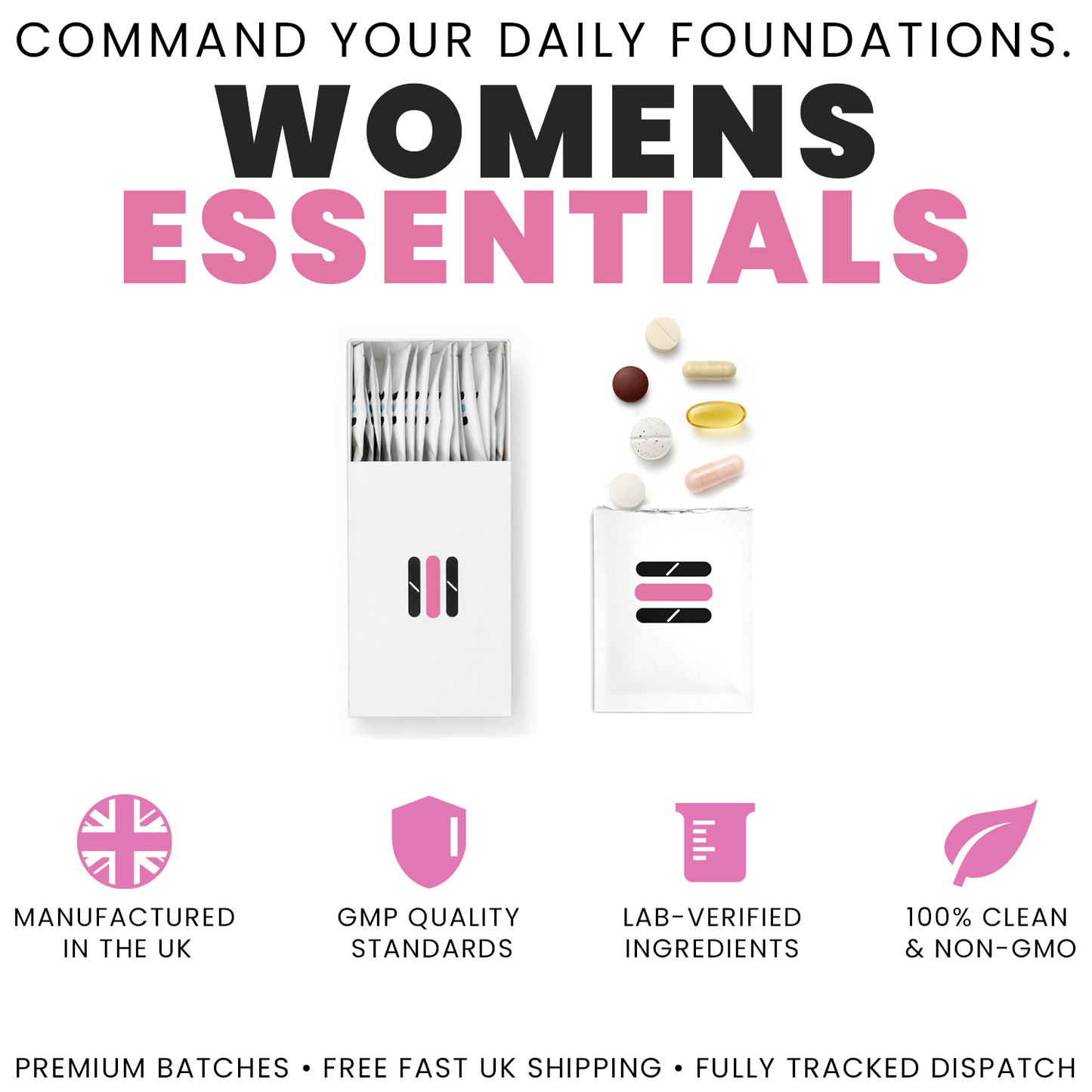 Women’s Essentials Daily Supplement Sachets | Supplestack®