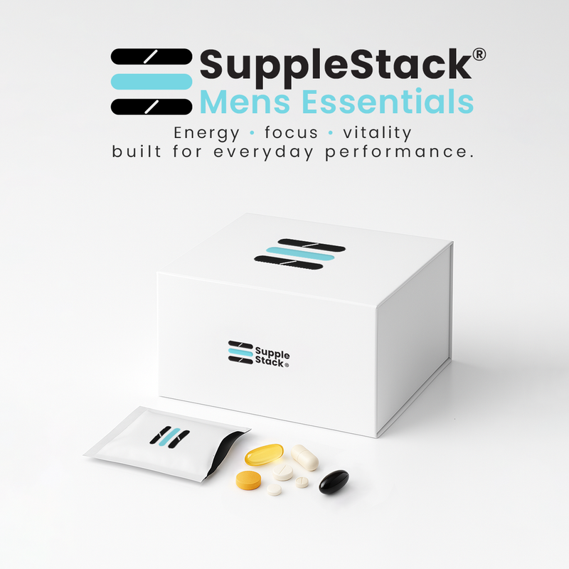 Men’s Essentials Daily Supplement Sachets | Supplestack®