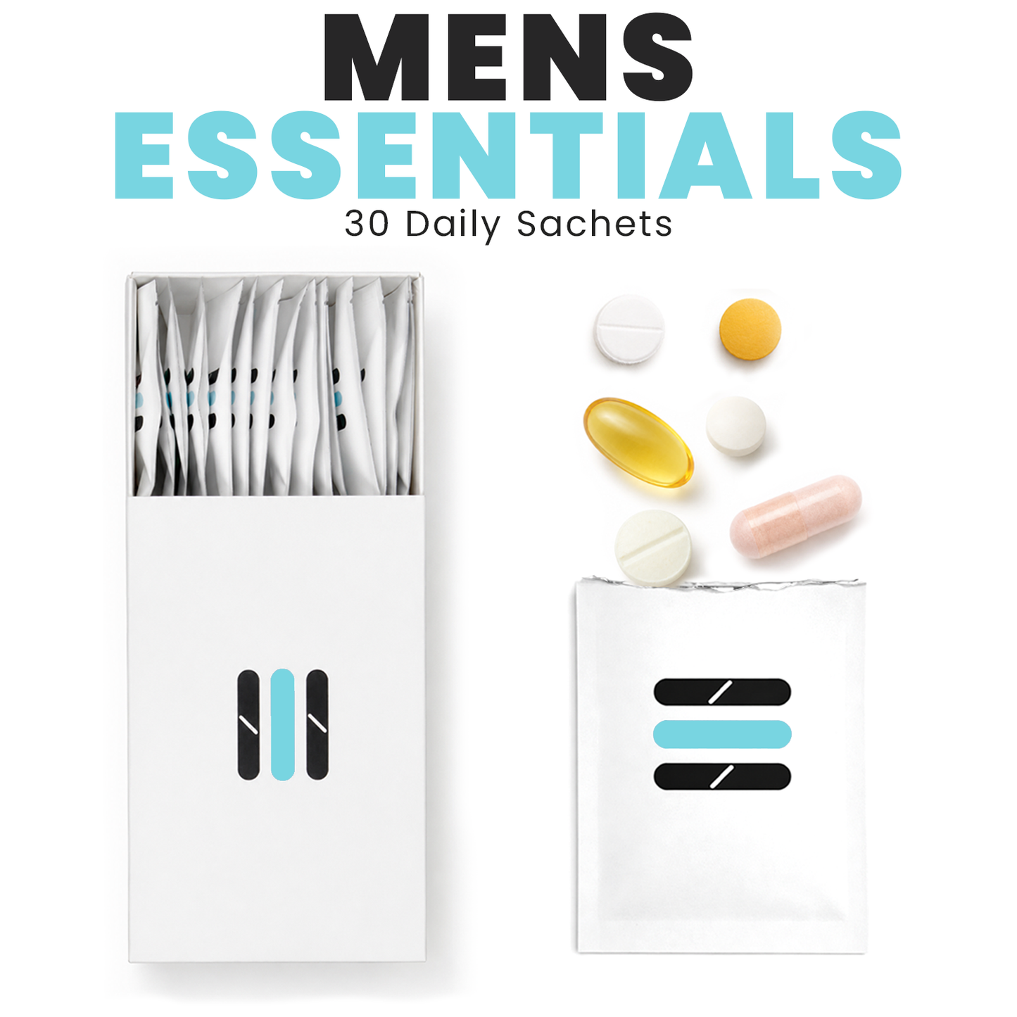 Men’s Essentials Daily Supplement Sachets | Supplestack®
