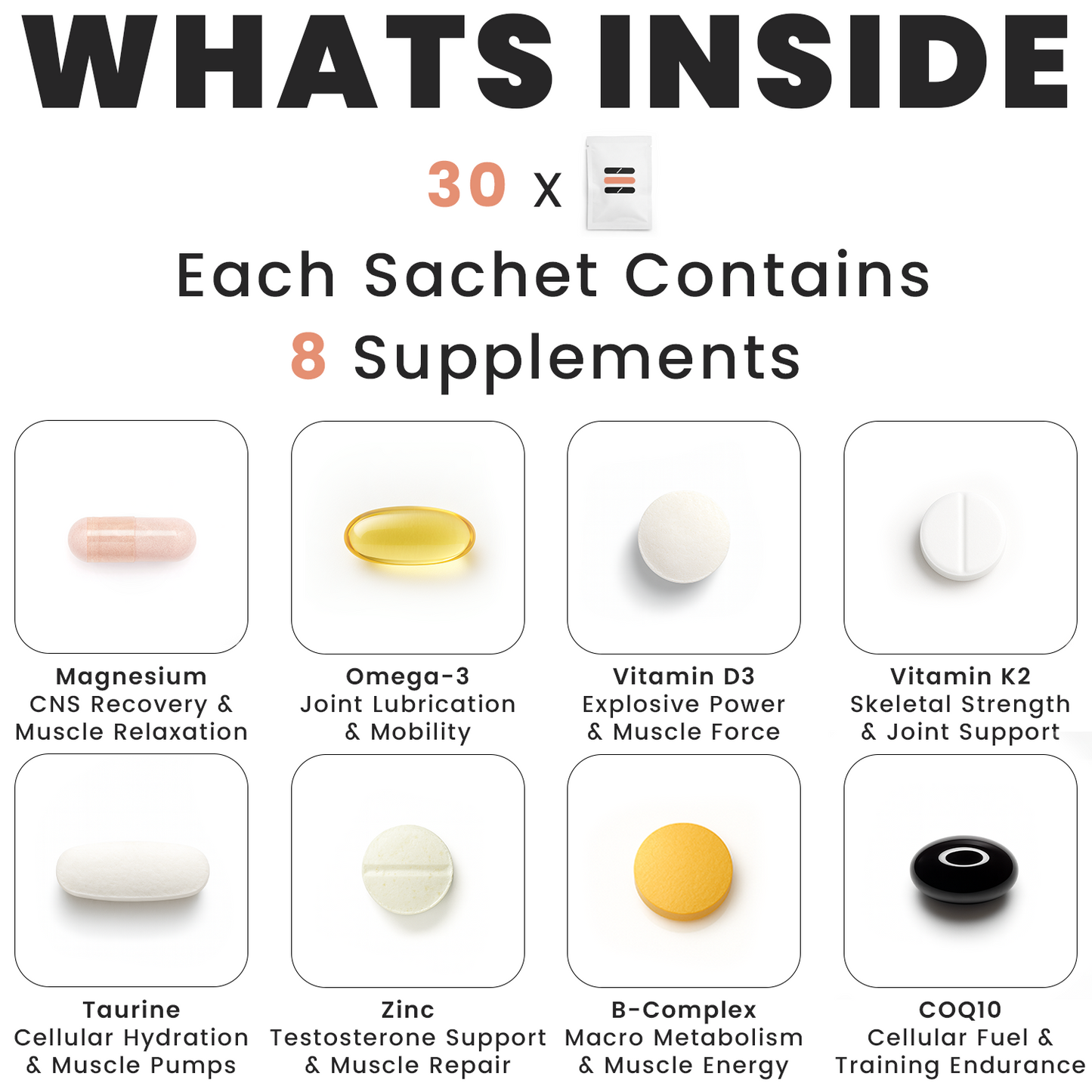 Performance Daily Supplement Sachets | Supplestack®