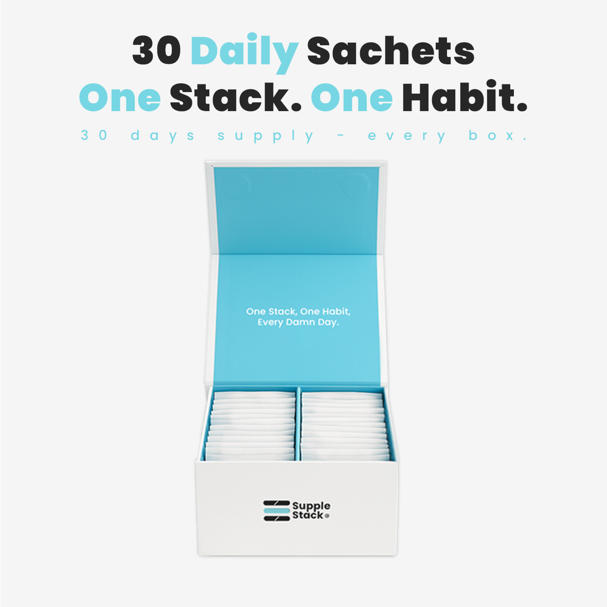 Your Tailored Vitamin Stack – 30 Daily Sachets