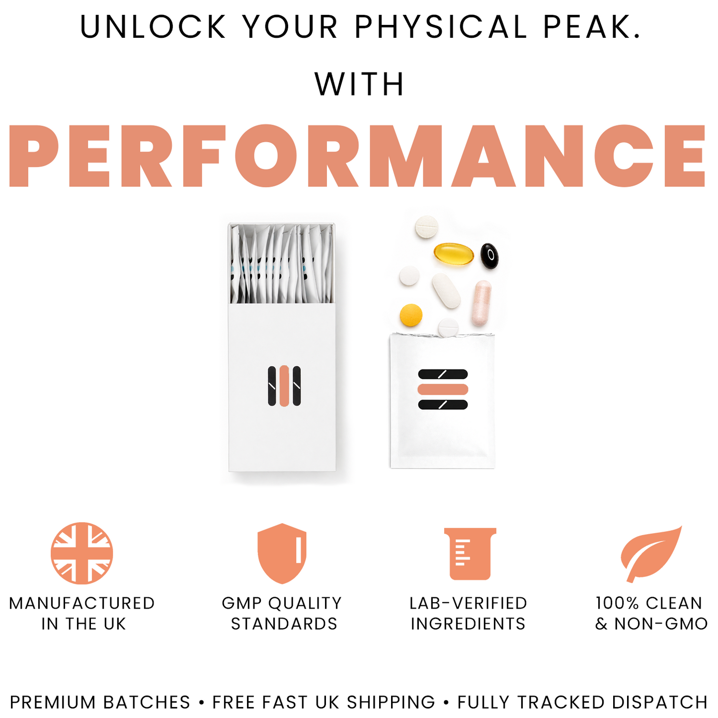 Performance Daily Supplement Sachets | Supplestack®